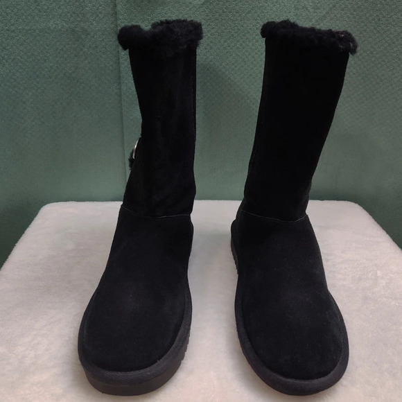 Koolaburra by UGG Black Kinslei Winter Boots Size 6 - Picture 2 of 6